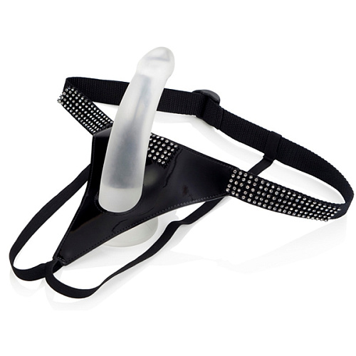 Страпон со стразами California Exotic Novelties Bound By Diamonds SE-2658-15-3