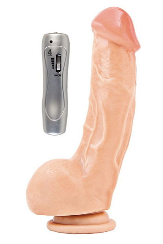 Вибратор телесного цвета ToyFa RealStick #121 961021 (19 см)