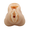 Мастурбатор-вагина телесного цвета  без вибрации с необычным дизайном Baile BM-009184-1