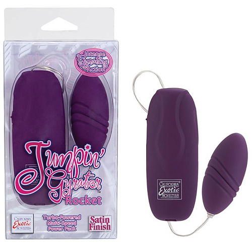 Фиолетовое виброяйцо California Exotic Novelties JUMPIN GYRATOR ROCKET SE-1094-30-3