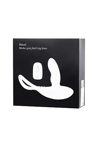 Чёрный стимулятор простаты с вибрацией Levett Maud 15049