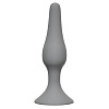 Серая анальная пробка Lola toys Slim Anal Plug Medium 4206-03Lola (11,5 см)
