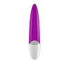 Мини-вибратор цвета фуксии OVO D2 WHITE/VIOLET (11,5 см)
