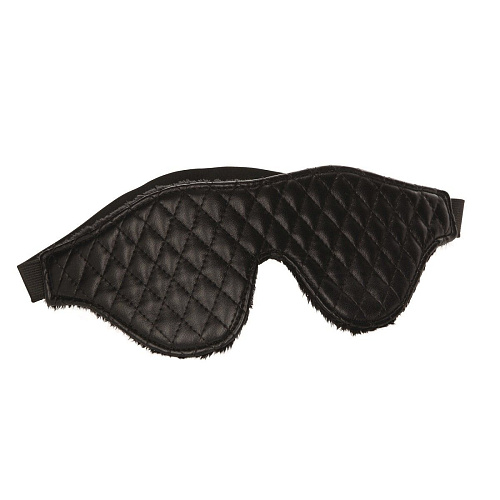 Чёрная закрытая маска на глаза California Exotic Novelties Entice Blackout Eyemask SE-2720-41-3