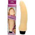 Телесный вибратор-реалистик с аккуратной головкой Seven Creations 50379 (20 см)