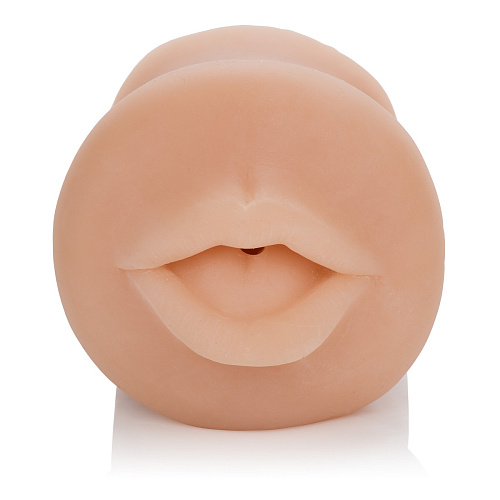Мастурбатор-ротик телесного цвета California Exotic Novelties Vivid Raw Hot Ass Mouth SE-7510-05-3