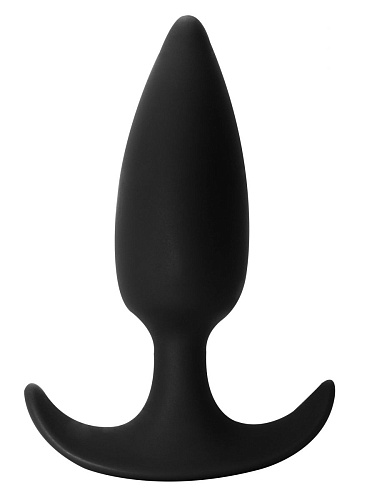 Чёрная анальная пробка Lola toys Delight 8010-01lola (10,5 см)