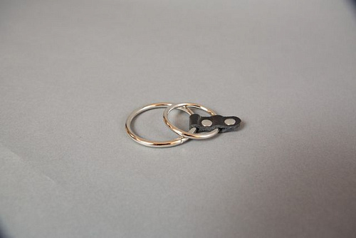 Сбруя на фаллос и мошонку из 2 колец Подиум Р916