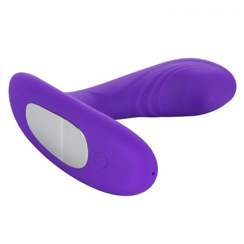 Фиолетовый вибромассажёр простаты California Exotic Novelties Silicone Remote Pinpoint Pleaser SE-0077-65-3