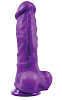 Фиолетовый фаллоимитатор NS Novelties Pleasures Thick 8 Dildo NSN-0405-45 (23,8 см)