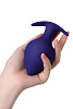 Фиолетовая силиконовая анальная пробка ToyFa Glob 357004 (10 см)