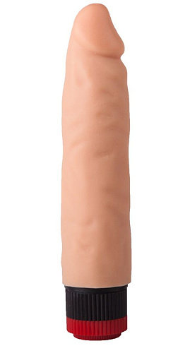 Телесный вибратор-реалистик со встроенным пультом управления LOVETOY (А-Полимер) 117100 (16,5 см)