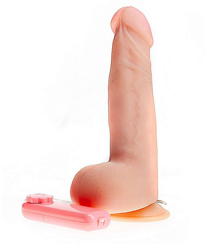 Реалистичный вибратор из неоскин телесного цвета LOVETOY (А-Полимер) ART-Style №36 023527 (19 см)