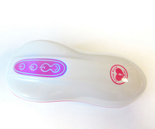 Вибромассажёр-ротатор 2в1 телесного цвета на присоске с пультом-массажером эрогенных зон Loving World CT13006 (20 см)