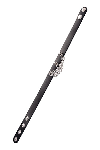 Чёрный чокер с цепочками Штучки-дрючки 690222