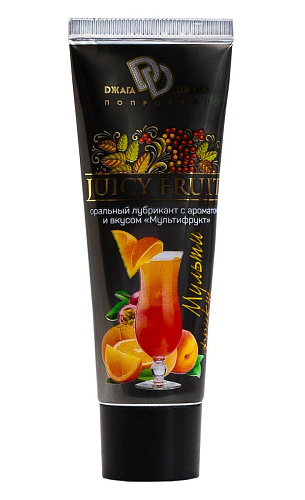Интимный съедобный лубрикант с ароматом фруктов БиоМед JUICY FRUIT BMN-0065 (30 мл)