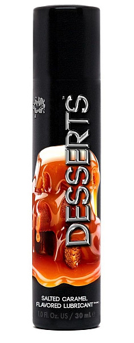 Лубрикант с ароматом солёной карамели Wet Desserts Salted Caramel 21568 (30 мл)