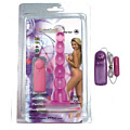 Анальный розовый вибромассажёр на пульте Sextoy 2011 00149B-2