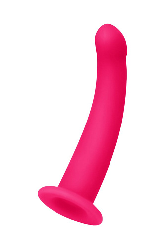 Розовый анальный фаллоимитатор с изгибом POPO Pleasure 731339 (14 см)