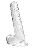 Прозрачный фаллоимитатор Lola toys Oxygen 7080-06lola (17,5 см)