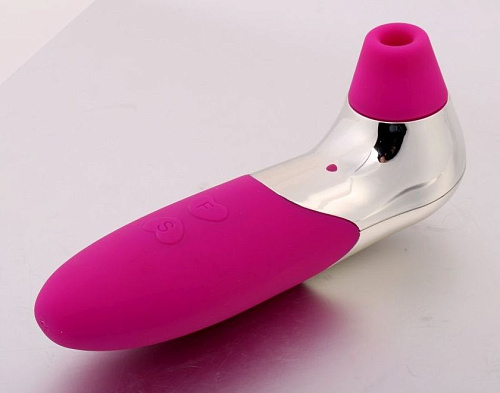 Лиловый вибростимулятор с функцией вакуумной стимуляции Cuddly Bird PRO-X5 PRO-X5PL