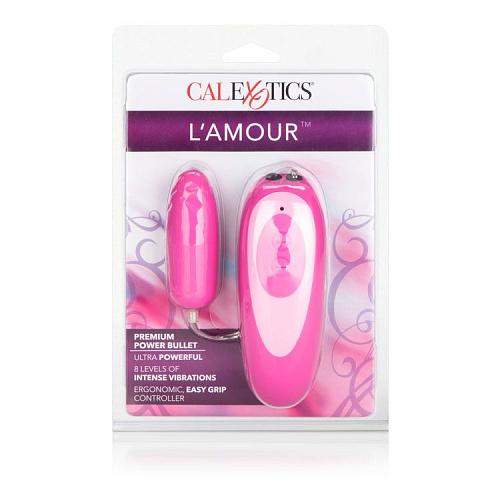 Розовая вибропуля California Exotic Novelties LAmour Premium Power Pack 8-Speed Bullet SE-4658-04-3