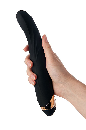 Чёрный вибратор-ротатор WANAME Tornado 481002 (25 см)