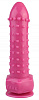 Розовый фаллоимитатор с шипиками Сумерки богов 1016-67 BX DD (21,5 см)