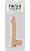 Большой телесный фаллос на присоске Pipedream Basix Rubber Works PD4222-21 (26 см)