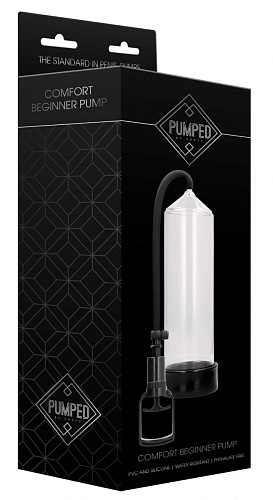 Прозрачная вакуумная помпа с насосом в виде поршня Shots Media BV Comfort Beginner Pump PMP002TRA