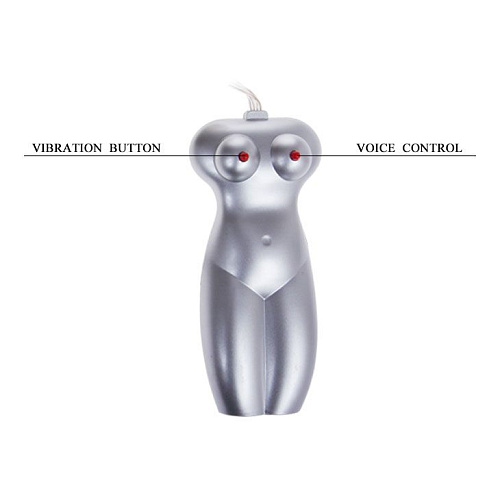 Телесный мастурбатор вагина + анус с голосовым сопровождением и вибрацией Baile BM-009115-1002