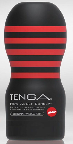 Чёрный мастурбатор Tenga Original Vacuum Cup Hard TOC-201H