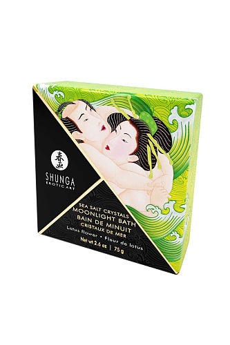 Соль для ванны с ароматом цветков лотоса Shunga Bath Salts Lotus Flower 6617