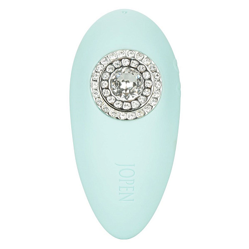 Мятный вибромассажёр с кристаллами Jopen Pave Grace JO-8005-20-3