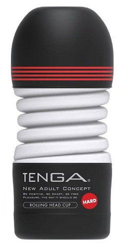 Чёрный мастурбатор Tenga Rolling Head Cup Strong TOC-203H