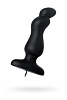 Анальная чёрная втулка с пультом D-PENG Mike DP-18004 (12,3 см)