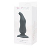 Чёрный анальный стимулятор Toyz4lovers BOTTOM BLACK CAP SILICONE T4L-00700919 (11 см)
