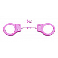 Розовые металлические наручники Shots Media BV SHOTS TOYS Pink SHT347PNK