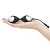 Чёрно-серебристые вагинальные шарики Fifty Shades of Grey Inner Goddess Kegel Toner Balls FS-74942