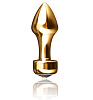 Золотистая анальная пробка Pipedream Mini Luv Plug PD3986-27 (8,25 см)