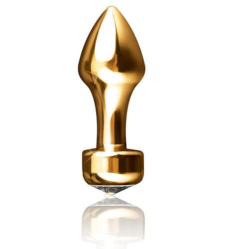 Золотистая анальная пробка Pipedream Mini Luv Plug PD3986-27 (8,25 см)