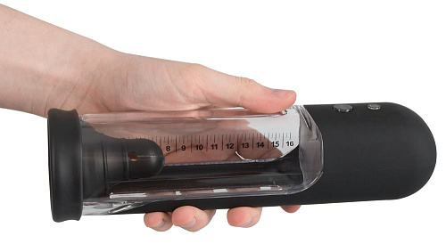 Автоматическая вакуумная помпа для пениса чёрного цвета Orion Rebel Automatic Pump 05226350000