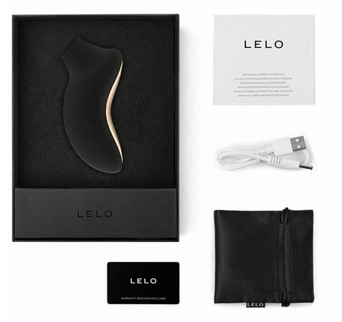 Чёрный стимулятор клитора Lelo Sona 2 Cruise LEL7932