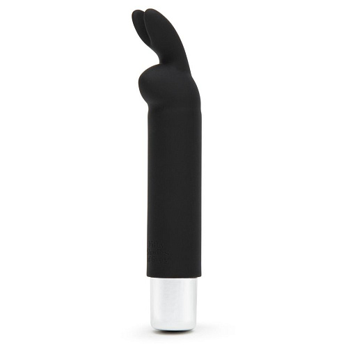 Чёрный мини-вибратор Fifty Shades of Grey Greedy Girl Bullet Rabbit Vibrator FS-74949 (12,7 см)