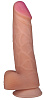 Гигантский фаллоимитатор телесного цвета с мошонкой и присоской LOVETOY (А-Полимер) 719001 (26 см)