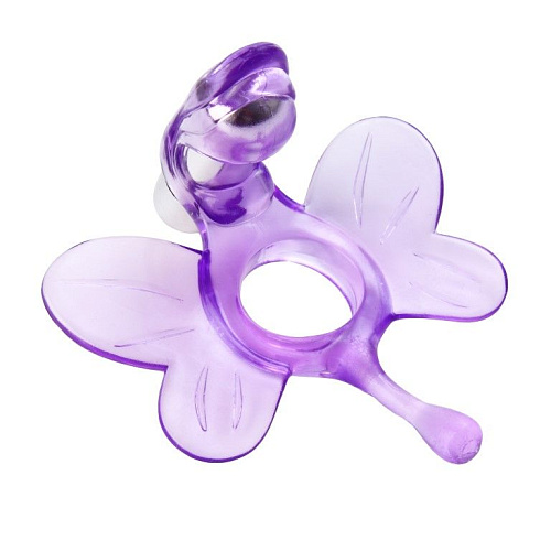 Фиолетовый вибростимулятор на пенис или вибратор Evolved EN-AN-1494-2