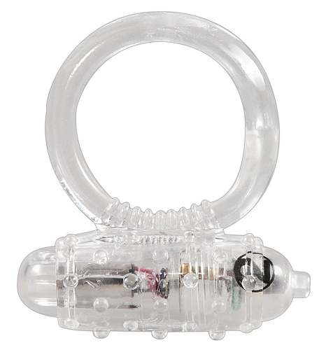 Прозрачное эрекционное виброкольцо Orion Vibro Ring Clear 0564346