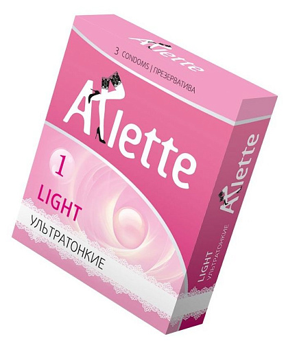 Ультратонкие презервативы Arlette Light 801 (3 шт)