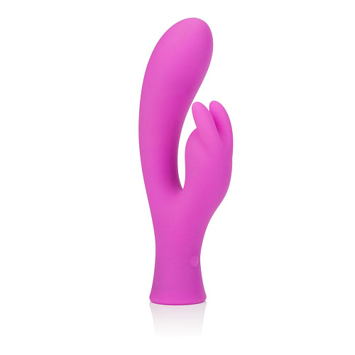 Перезаряжаемый розовый вибратор со стимулятором клитора Jopen Envy 7 JO-6001-10-3 (18,5 см)