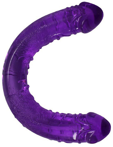 Фиолетовый фаллоимитатор Eroticon Twin Peaks 31034-2 (33,5 см)
